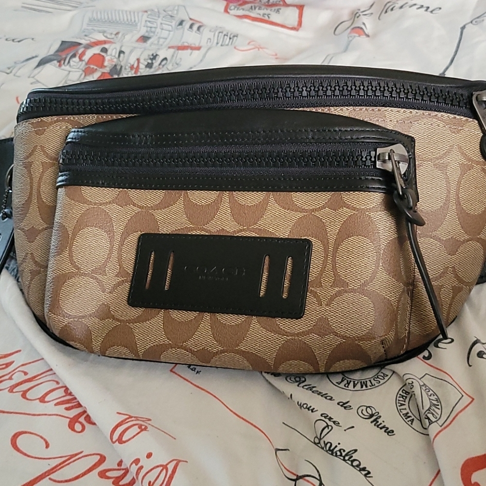 Men coach waist bag